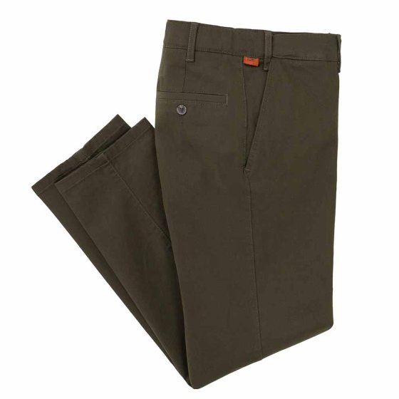 Pantalon en coton à taille élastiquée 