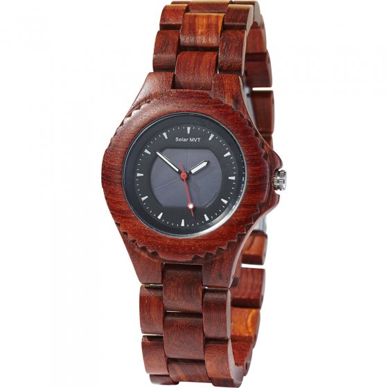 Montre solaire en bois 