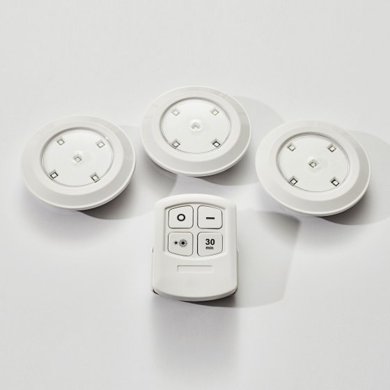 Lot de lampes avec télécommande Lot de 3