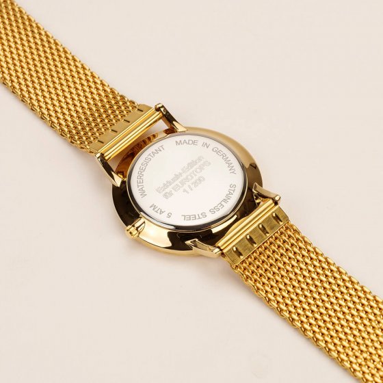 Montre homme plaquée or "Green Baron II"