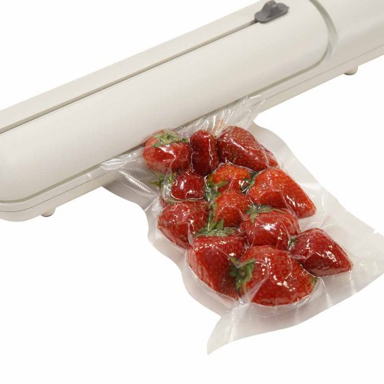 Machine de mise sous vide avec couteau intégré 