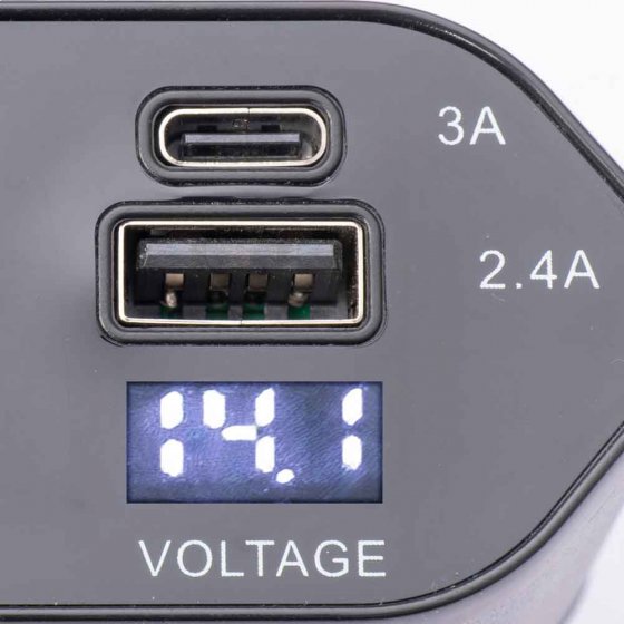 Chargeur 4 en 1 câbles intégrés pour voiture