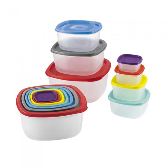 Boîtes de conservation, lot de 14