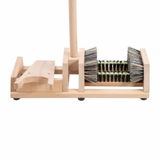 Tire-bottes avec brosses de nettoyage