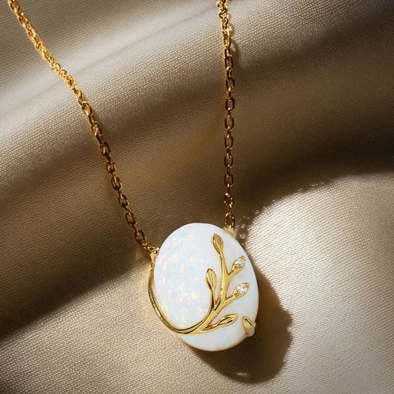 Parure de bijoux en opale 