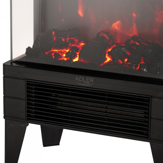 Cheminée électrique avec chauffage