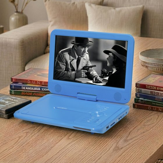 Lecteur DVD portable bleu 