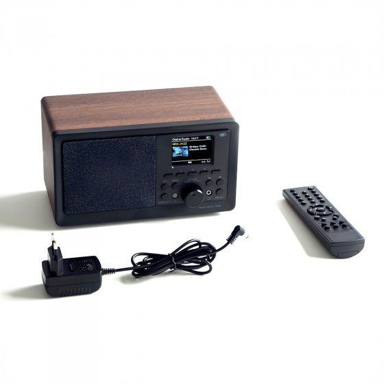 Radio rétro DAB+ aspect bois 
