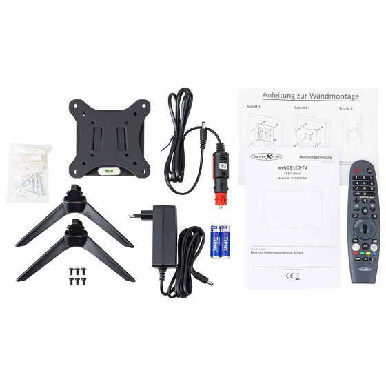 Téléviseur mobile 24 pouces à batterie 