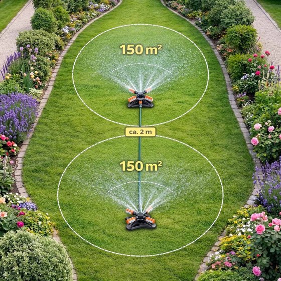 Arroseurs rotatifs de jardin 