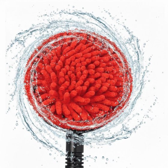 Nettoyeur à brosse ronde télescopique 