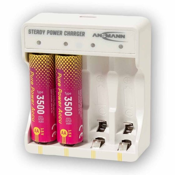 Batteries rechargeables Pure Power 4xAA avec module de charge 