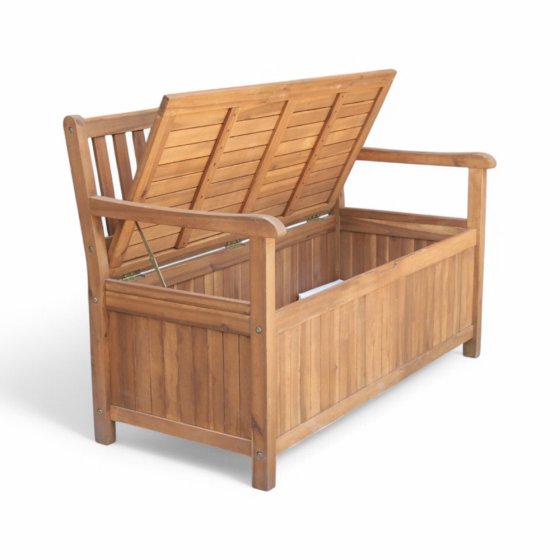 Banc avec espace de rangement 