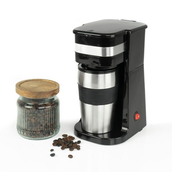 Machine à café pour une tasse, avec mug de voyage 