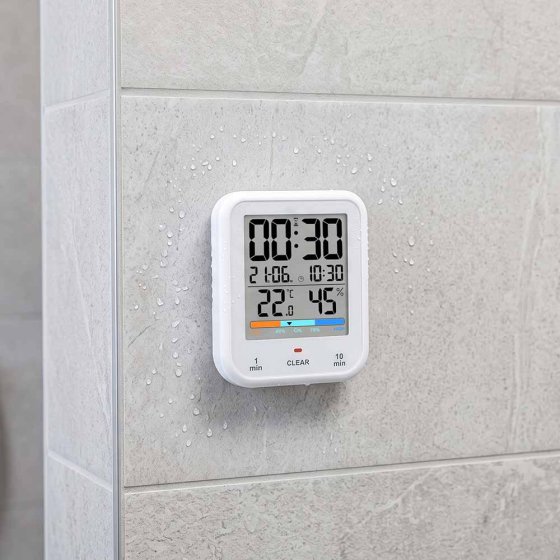 Minuterie de douche avec écran couleur 