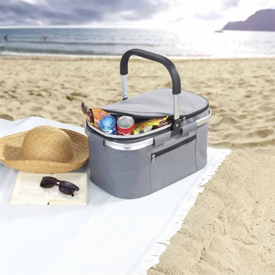 Panier à provisions avec sac isotherme 