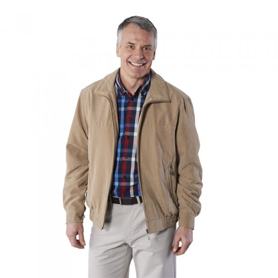 Blouson en Micro Moss