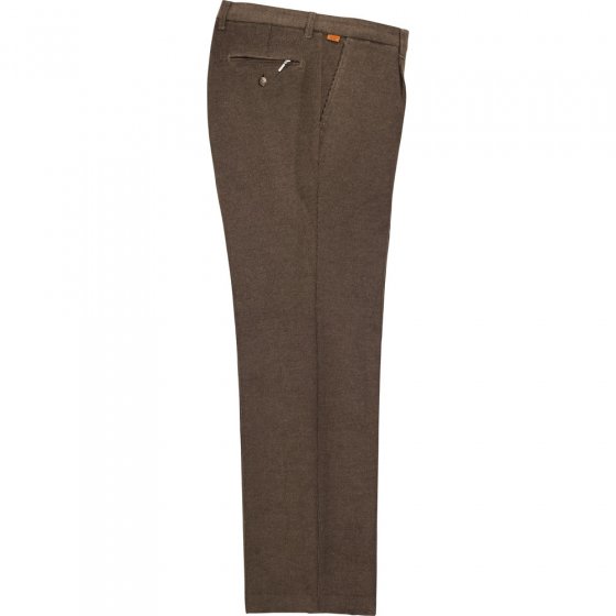 Pantalon velours aspect flanelle 