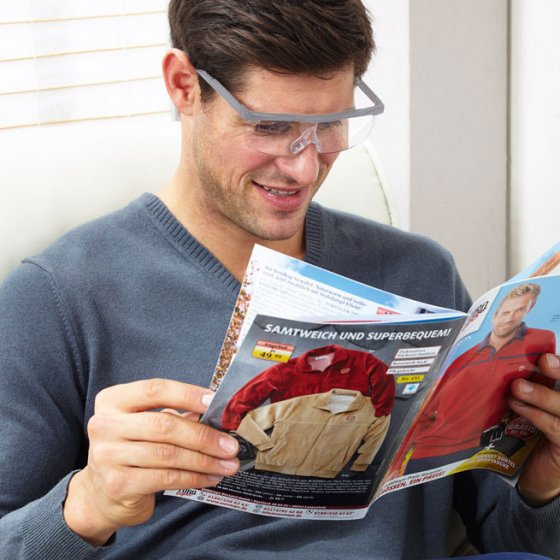 Lunettes grossissantes