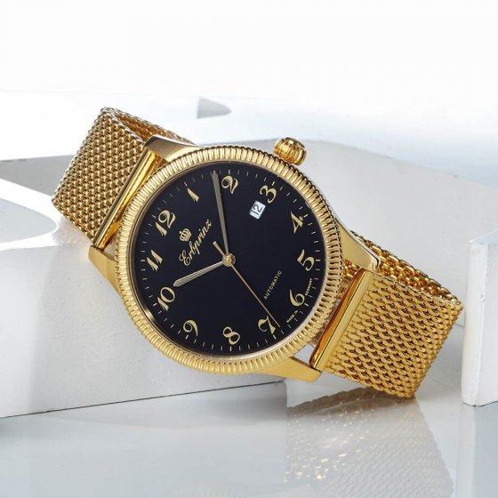 Montre Erbprinz automatique "or noir"