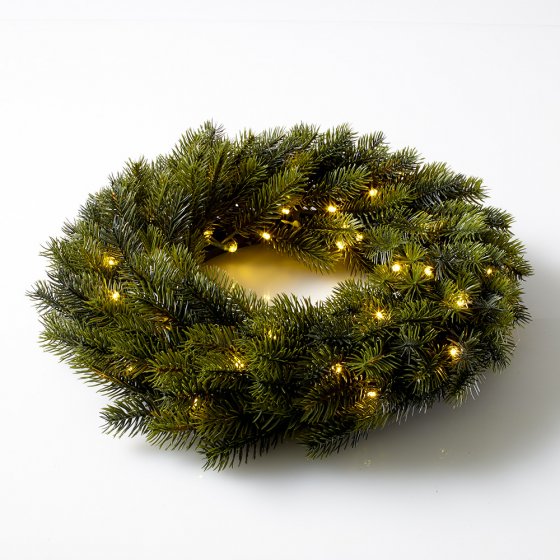 Couronne de Noël à LED 