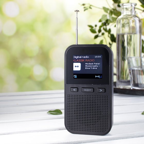 Radio Numérique Portable Poche DAB+/FM - Récepteur Avec Écouteurs, Batterie Lithium - Pour Voiture, Randonnée