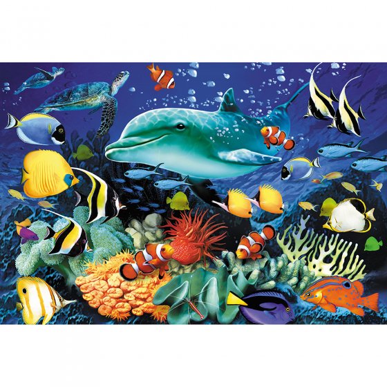 Puzzle en bois « les animaux de la mer » 