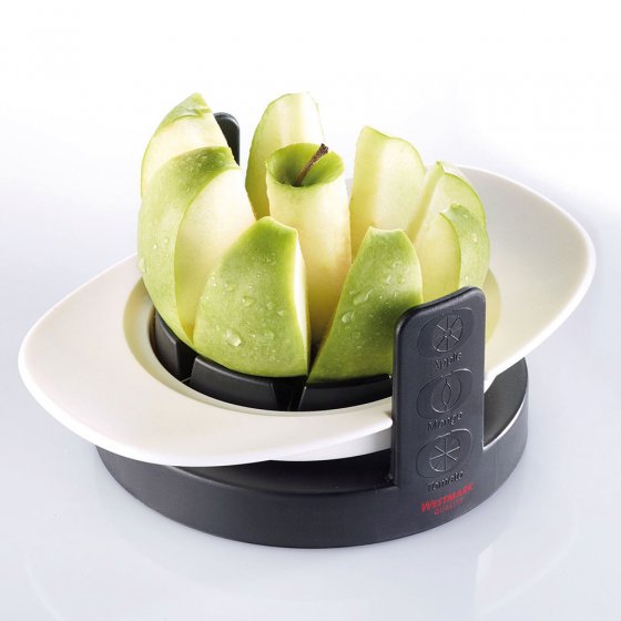 Coupe-pomme, tomate et mangue 