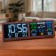 Station météo numérique avec horloge radio-pilotée "Bois" - 5
