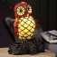 Lampe hibou style Tiffany - 5