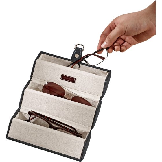 Lot De 2 Étuis à Lunettes Rigides - Compact Et Élégant - Pour Lunettes De Vue Et Lunettes De Soleil - Protection Anti-Rayures