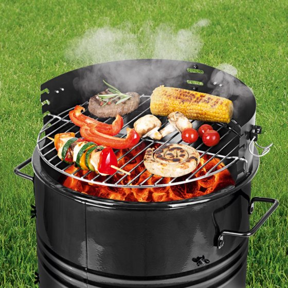 Barbecue tonneau  "4 en 1" 