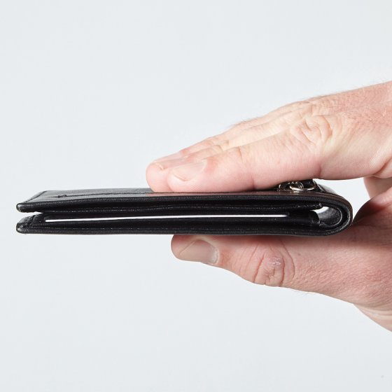 Porte-monnaie cuir "flat wallet"