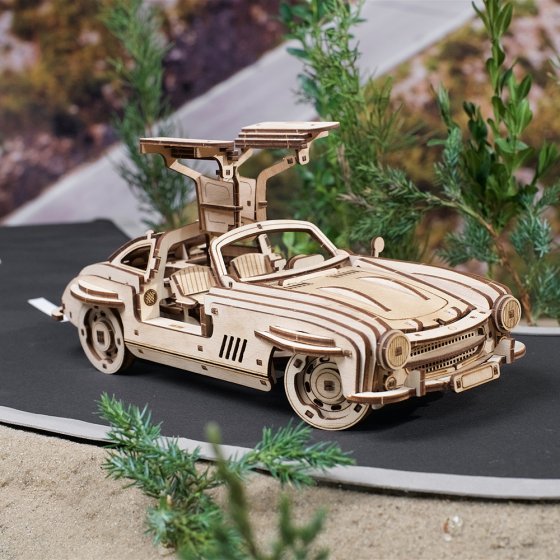 Maquette en bois portes papillon