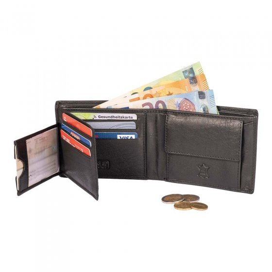 Porte-monnaie en cuir de buffle 