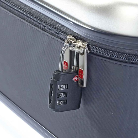 Valise ultra plate à roulettes Gris