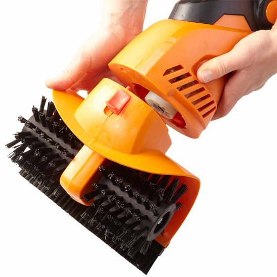 Nettoyeur de sol avec brosses interchangeables 