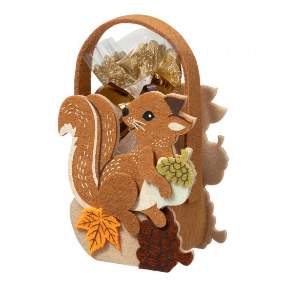 Sac écureuil avec friandises lot de 2 