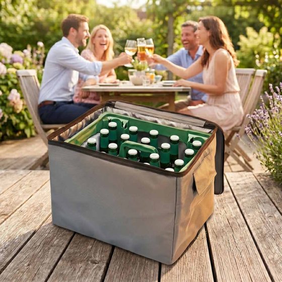 Sac isotherme pour caisse de boissons 