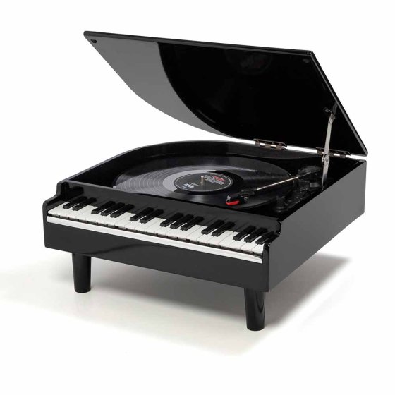 Platine vinyle façon piano 