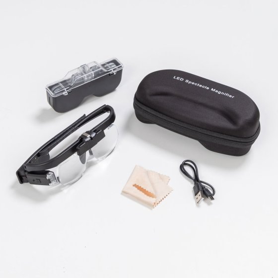 Lunettes-loupe LED 