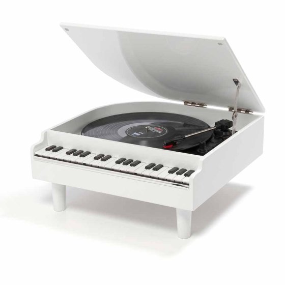 Platine vinyle façon piano 