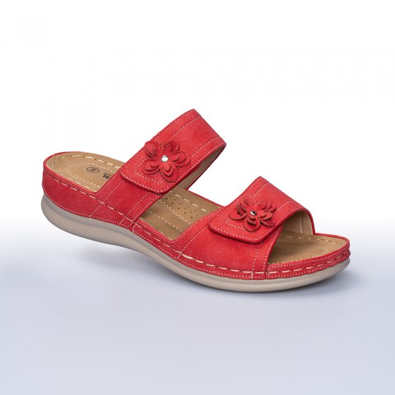Mules confort à scratch « Anette » 40 | Bleu
