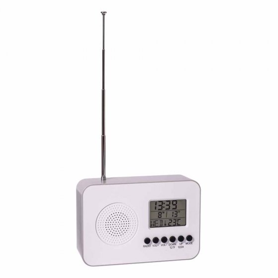 Votre cadeau : radio avec horloge et thermomètre 