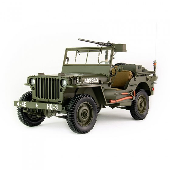 Jeep Willys MB avec remorque et canon antichar 