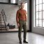 Pantalon en coton à taille élastiquée - 6