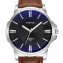 Montre pour homme avec bracelet en cuir noir - 6