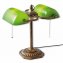 Lampe de banquier double - 6