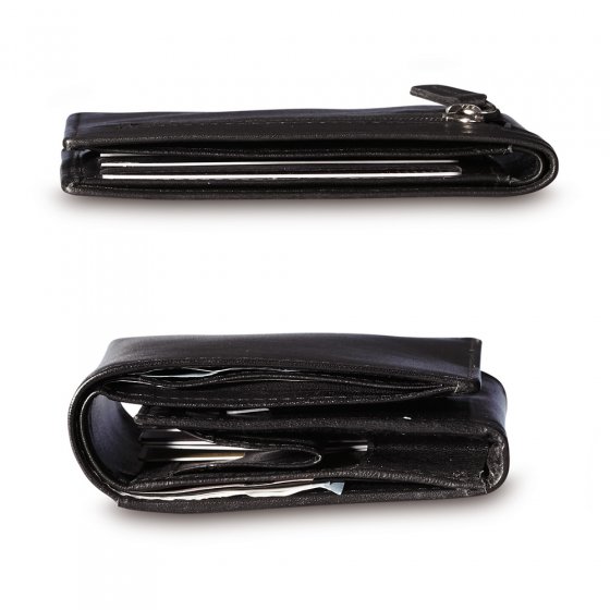 Porte-monnaie cuir "flat wallet"