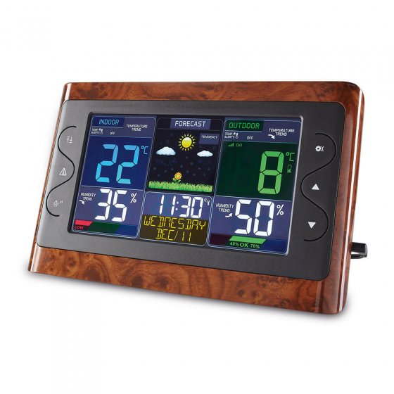 Station météo radiopilotée avec écran XL 